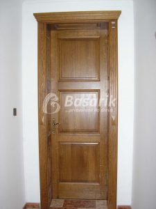 Dvere dubové, rustikálne