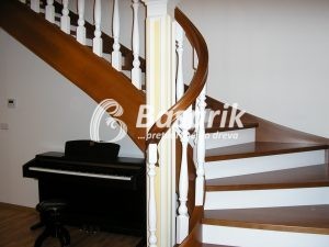 schodisko drevené samonosné