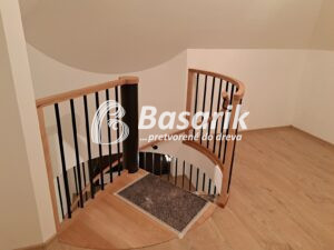 Kovové špirálové schody č.3