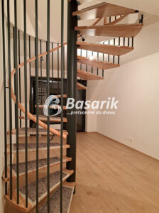 Kovové točité schody č.4